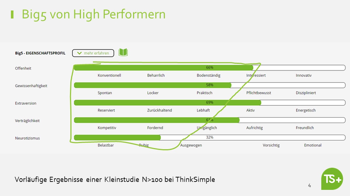 Grafik Big 5 High Performer